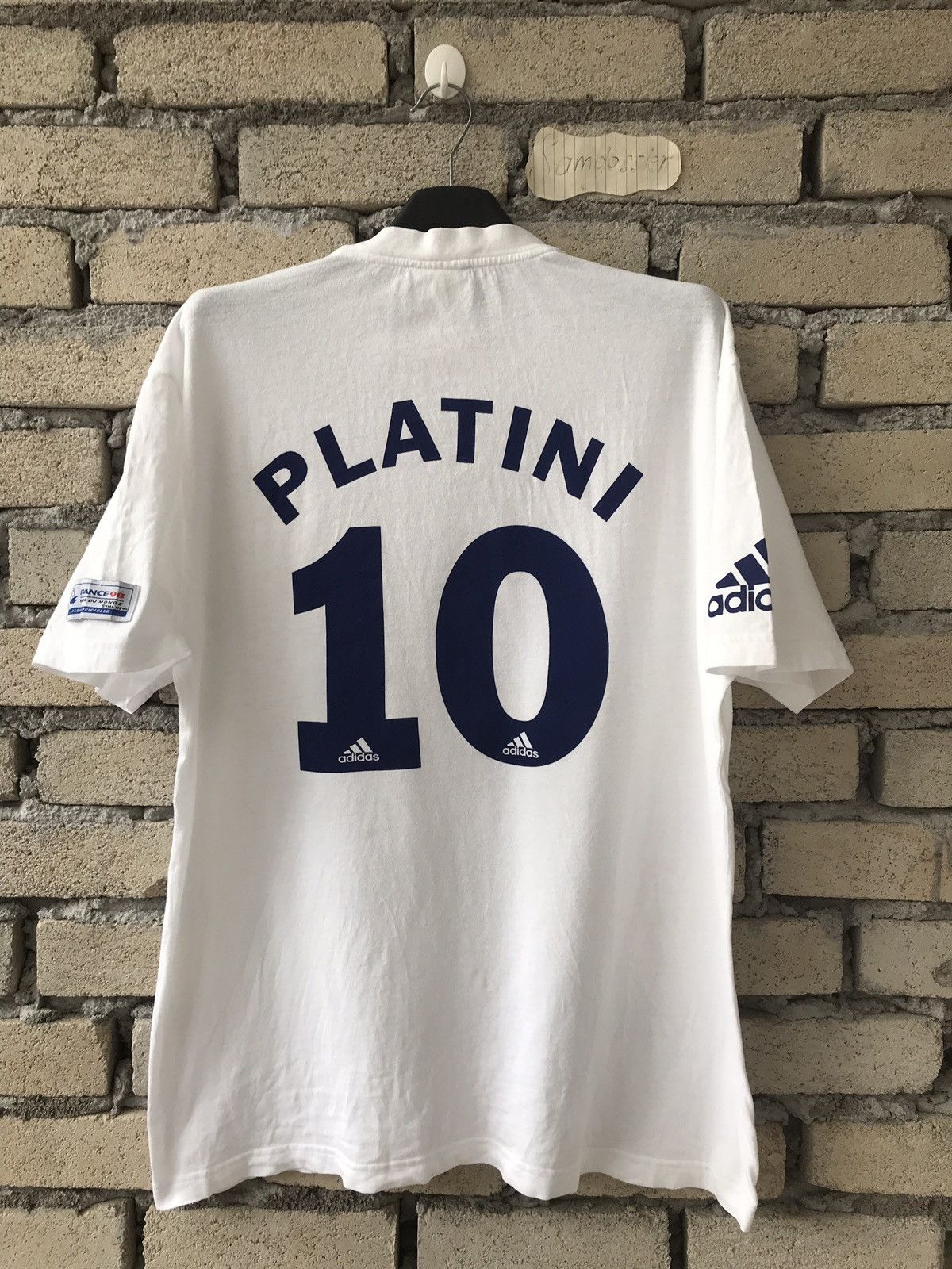 Adidas × Vintage Vintage 90s ADIDAS X PLATINI World Cup France 1998 Size US L / EU 52-54 / 3 - 8 Thumbnail