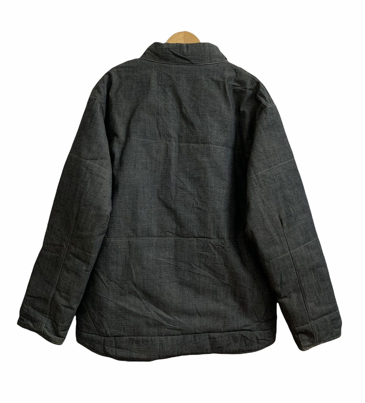 MasterPiece AW02 Mad Hectic Denim Puffer Button Jacket Size US XL / EU 56 / 4 - 7 Thumbnail