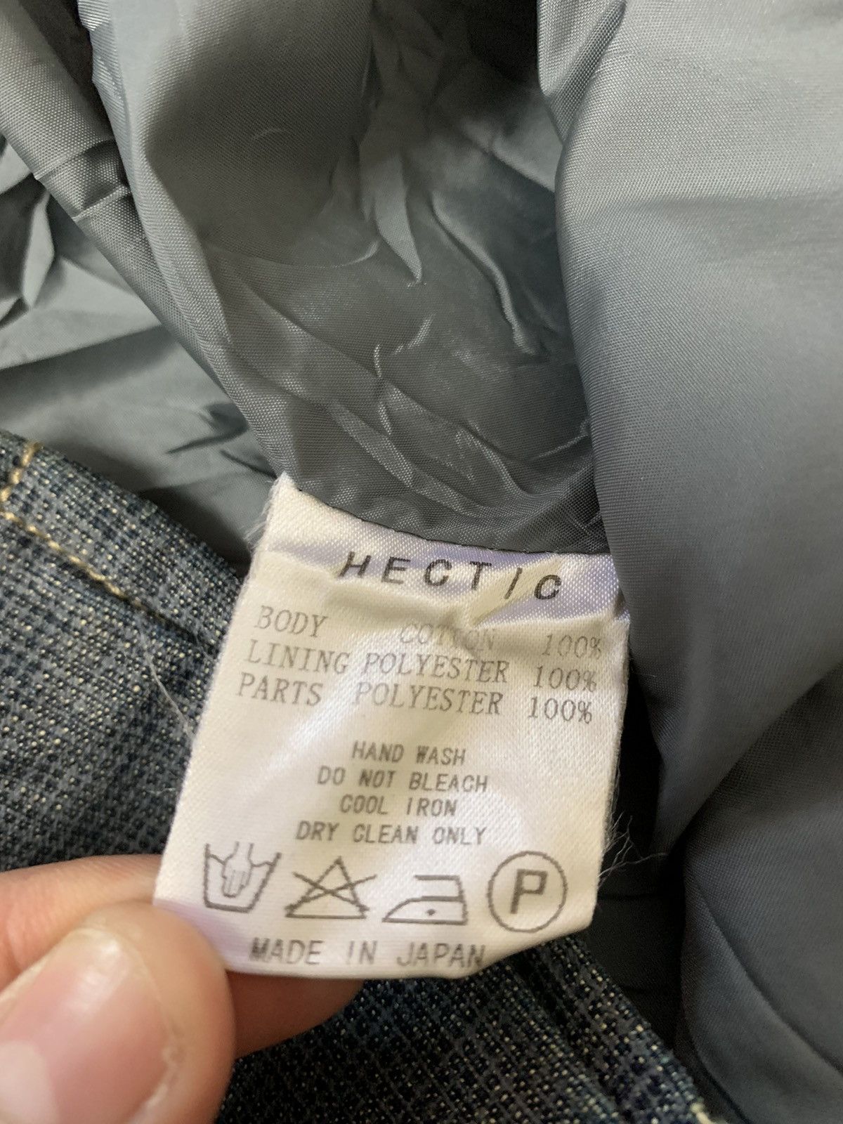 MasterPiece AW02 Mad Hectic Denim Puffer Button Jacket Size US XL / EU 56 / 4 - 15 Thumbnail