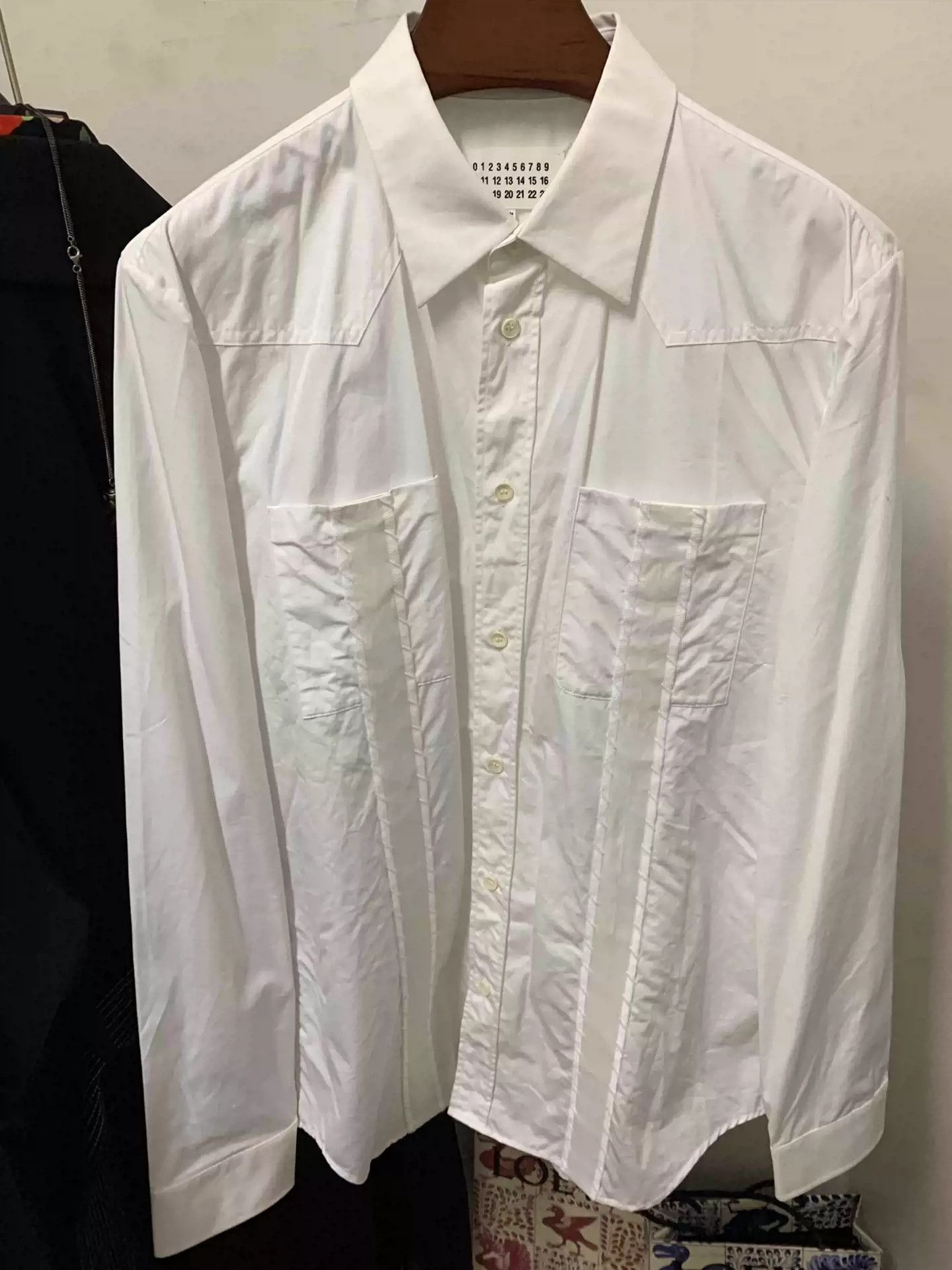 Maison Margiela 【MAISON MARGIELA】POPLIN PANELED SHIRT Size US M / EU 48-50 / 2 - 1 Thumbnail