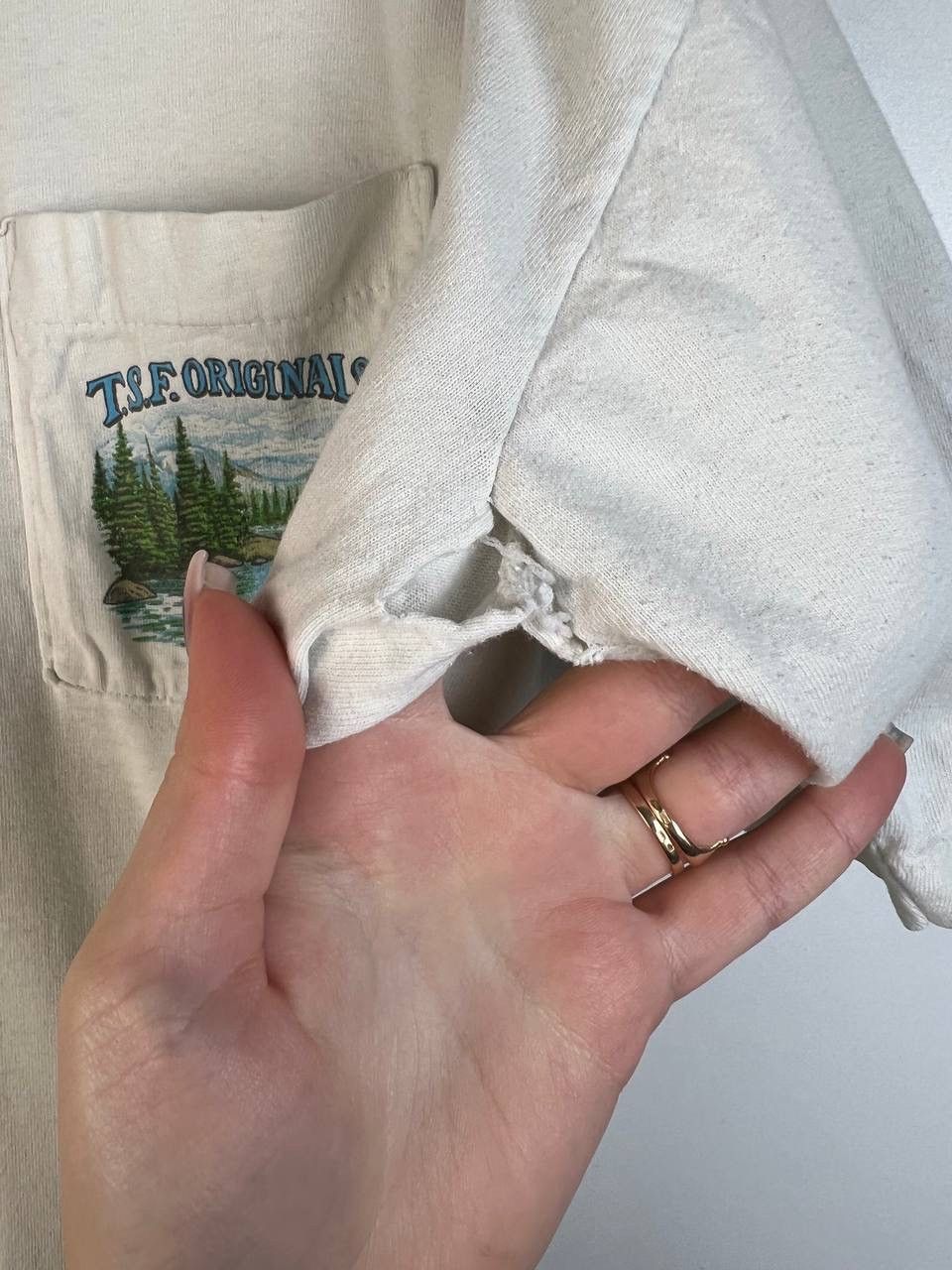 Vintage Eagle 90s vintage t-shirt size XL Size US XL / EU 56 / 4 - 3 Thumbnail