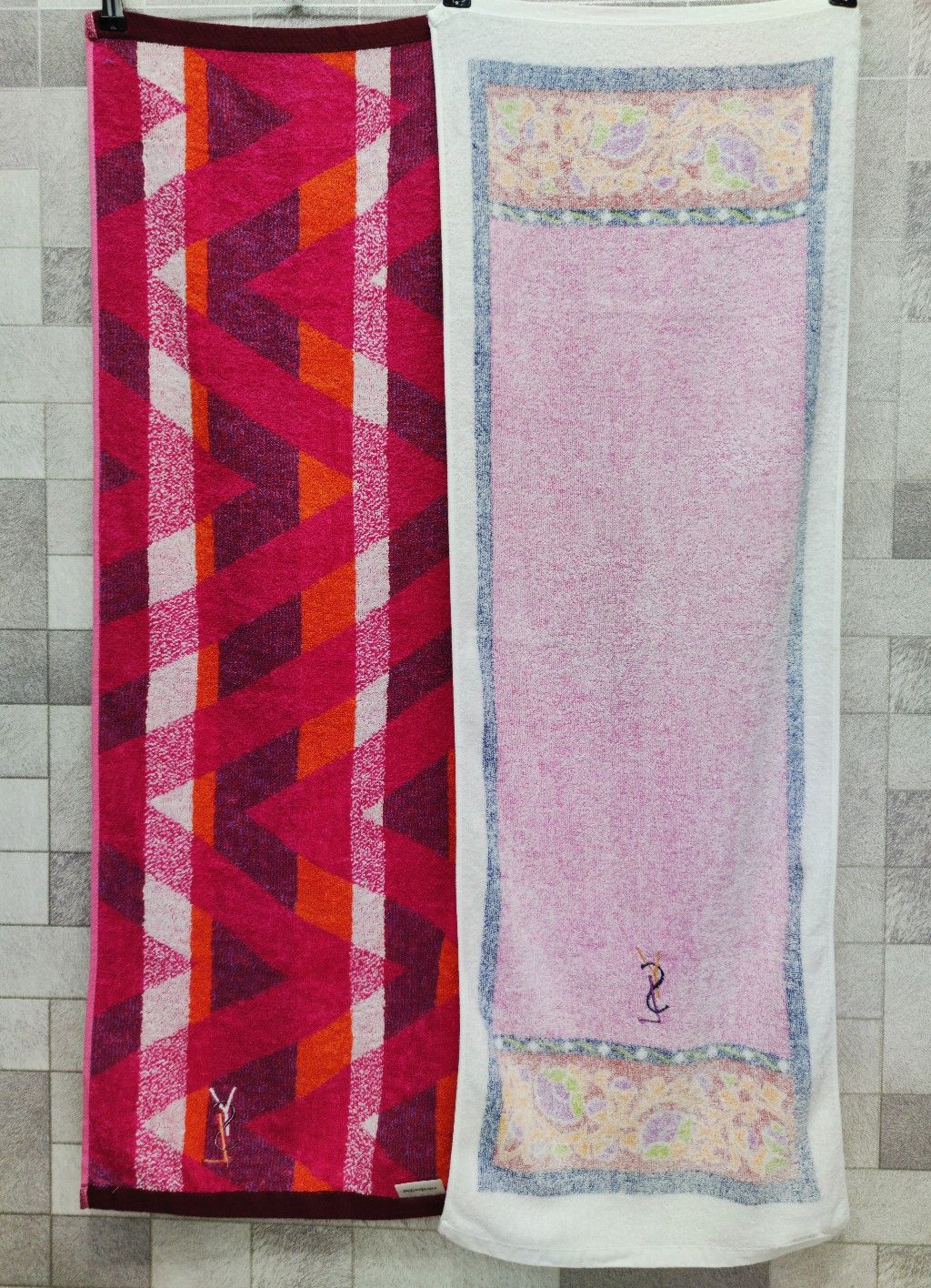 Vintage BEST OFFER! Vtg YSL 2 PCS Sweat / Sport Towels Size ONE SIZE - 6 Thumbnail