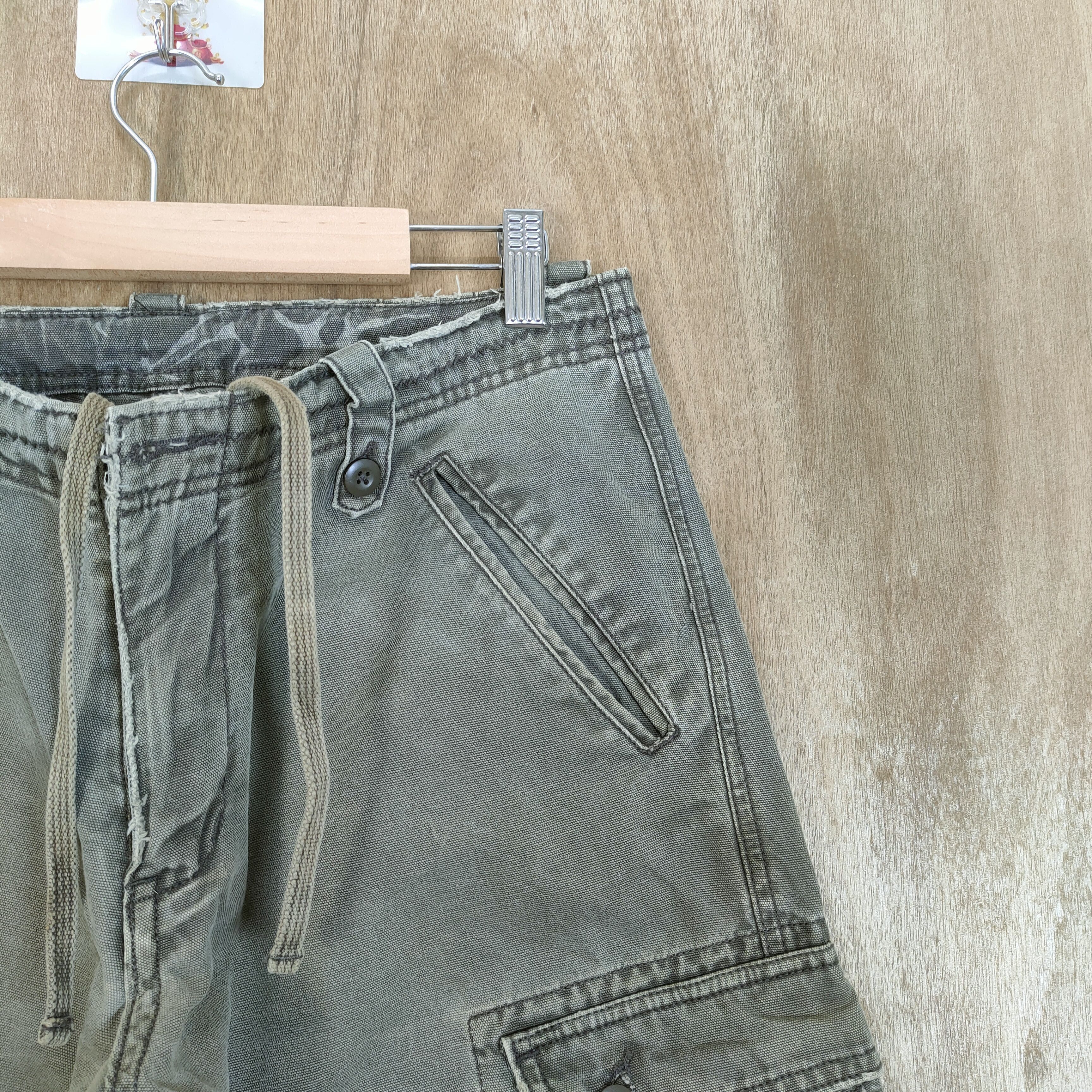 Japanese Brand VINTAGE JAPANESE FADED BONDAGE CARGO PANTS Size US 30 / EU 46 - 10 Thumbnail