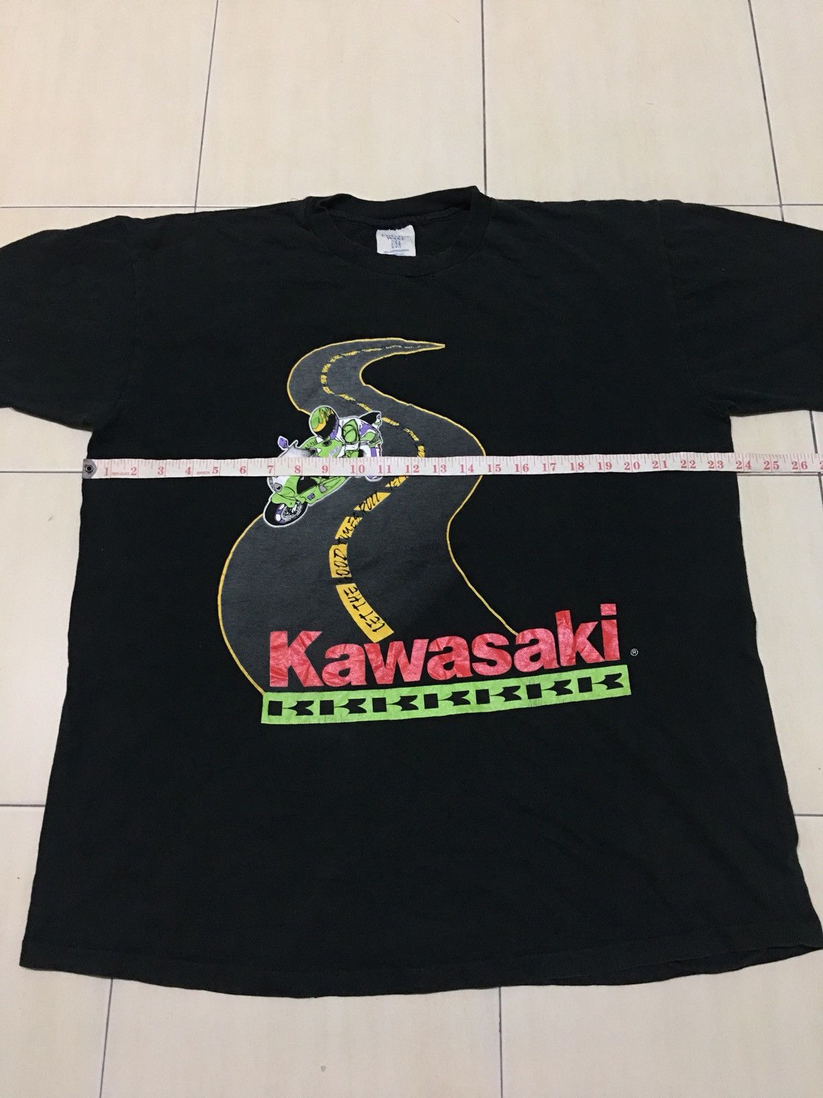 Vintage Vintage kawasaki motorcycle shirt Size US XL / EU 56 / 4 - 5 Thumbnail
