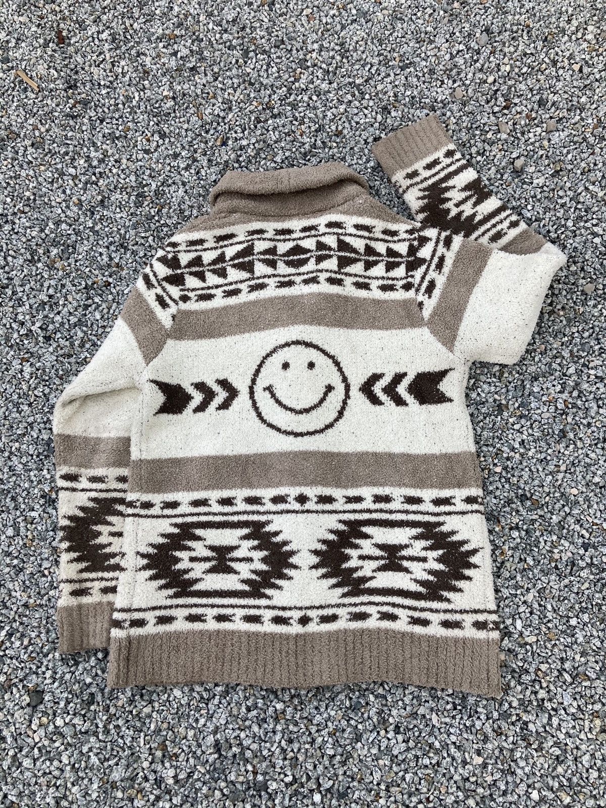 Japanese Brand × Native Native Navajo x Smiley Motif Cardigan Size US M / EU 48-50 / 2 - 2 Thumbnail