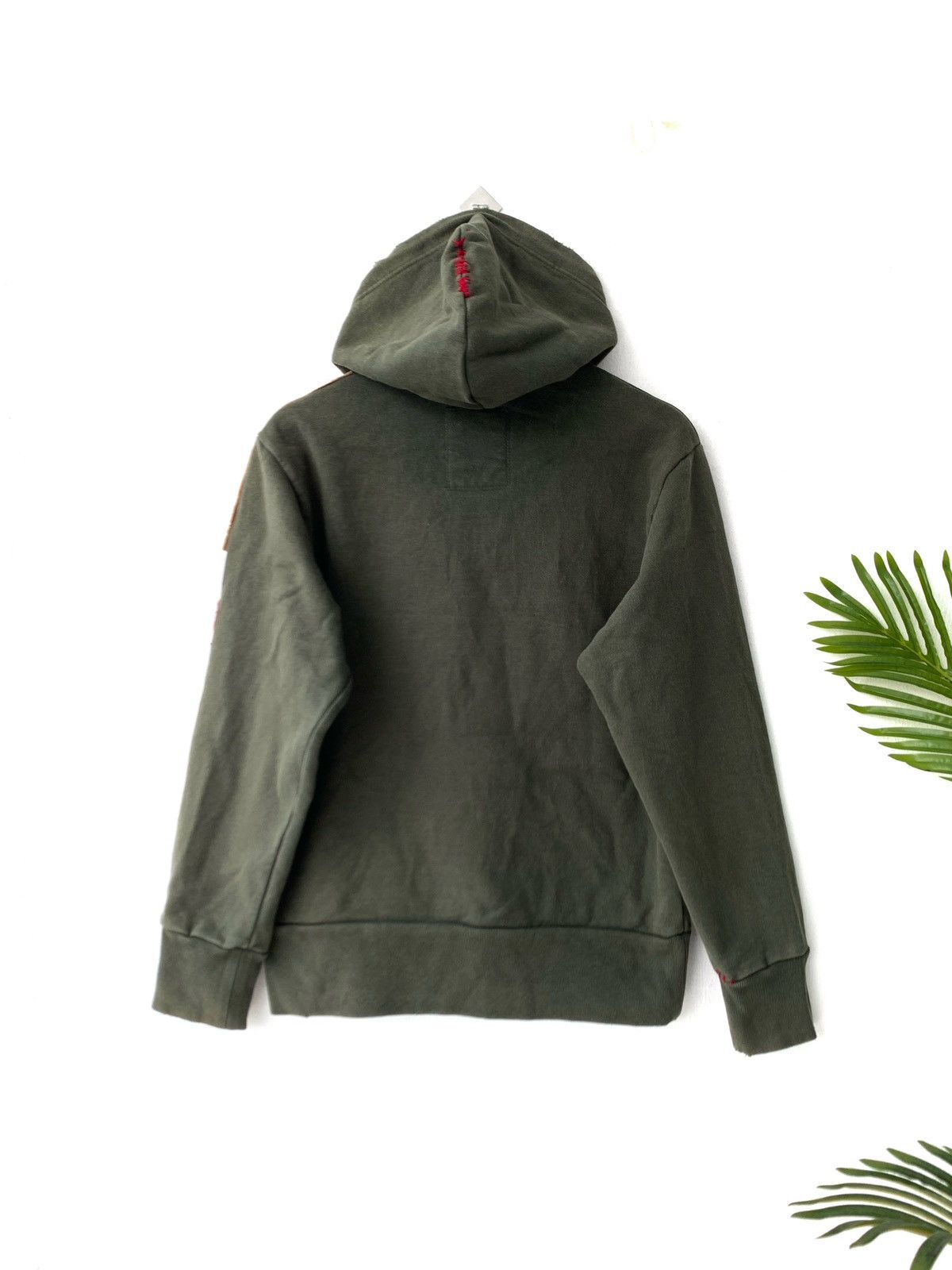 Designer Replay The Flames Mcs Onio Patch Embroidered Pullover Hoodie Size US S / EU 44-46 / 1 - 2 Thumbnail