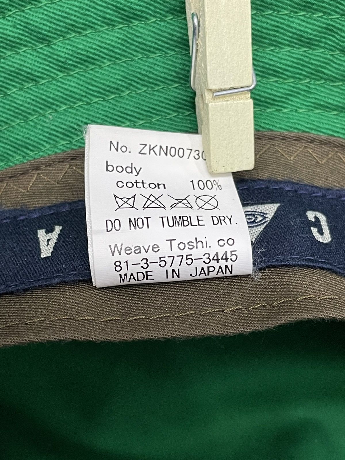 CA4LA CA4LA Vtg Japanese Hat Designer Hype Green Plain Bucket Hat Size ONE SIZE - 6 Thumbnail