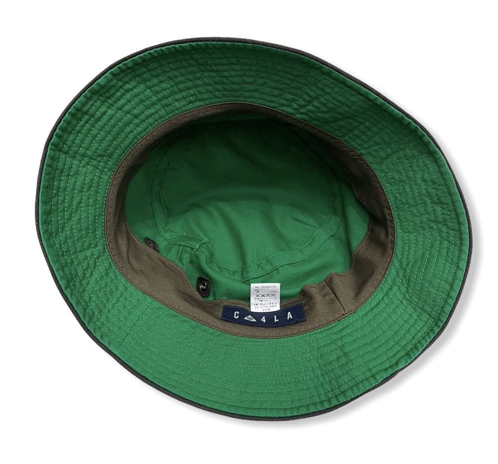 CA4LA CA4LA Vtg Japanese Hat Designer Hype Green Plain Bucket Hat Size ONE SIZE - 4 Thumbnail