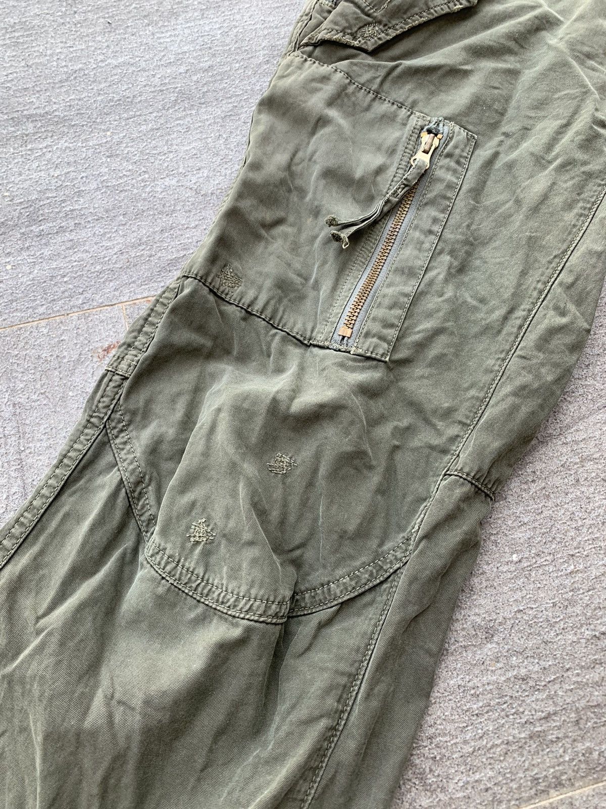 Vintage Vintage Green Army Pants Size US 30 / EU 46 - 10 Thumbnail