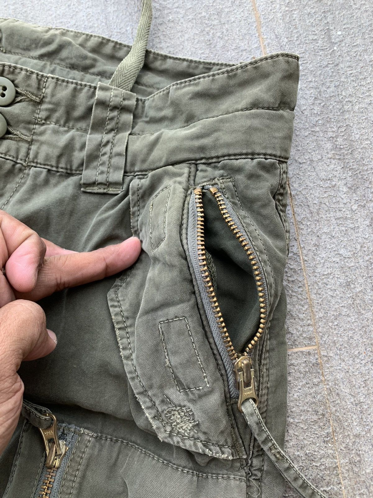 Vintage Vintage Green Army Pants Size US 30 / EU 46 - 7 Thumbnail
