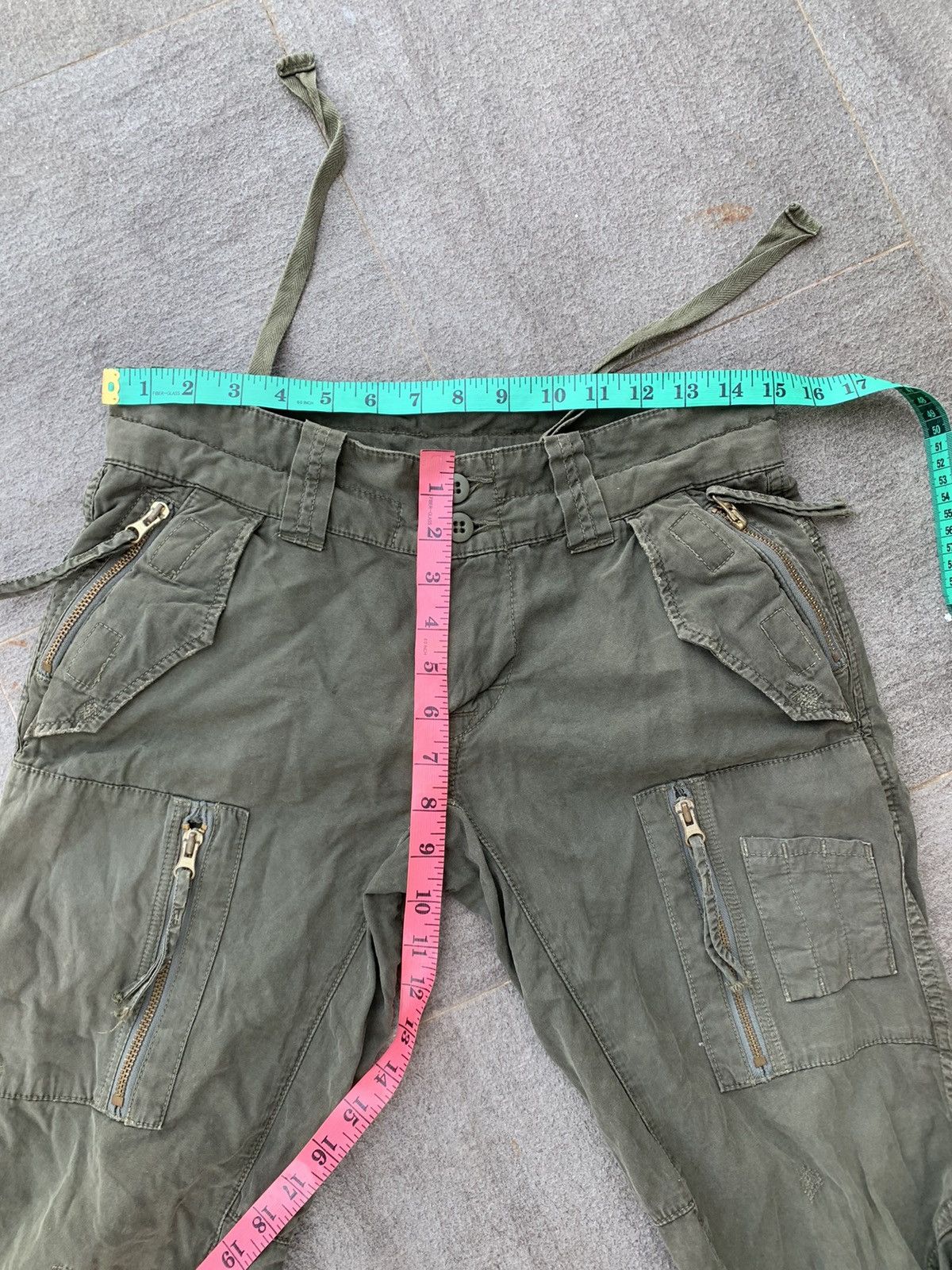 Vintage Vintage Green Army Pants Size US 30 / EU 46 - 3 Thumbnail