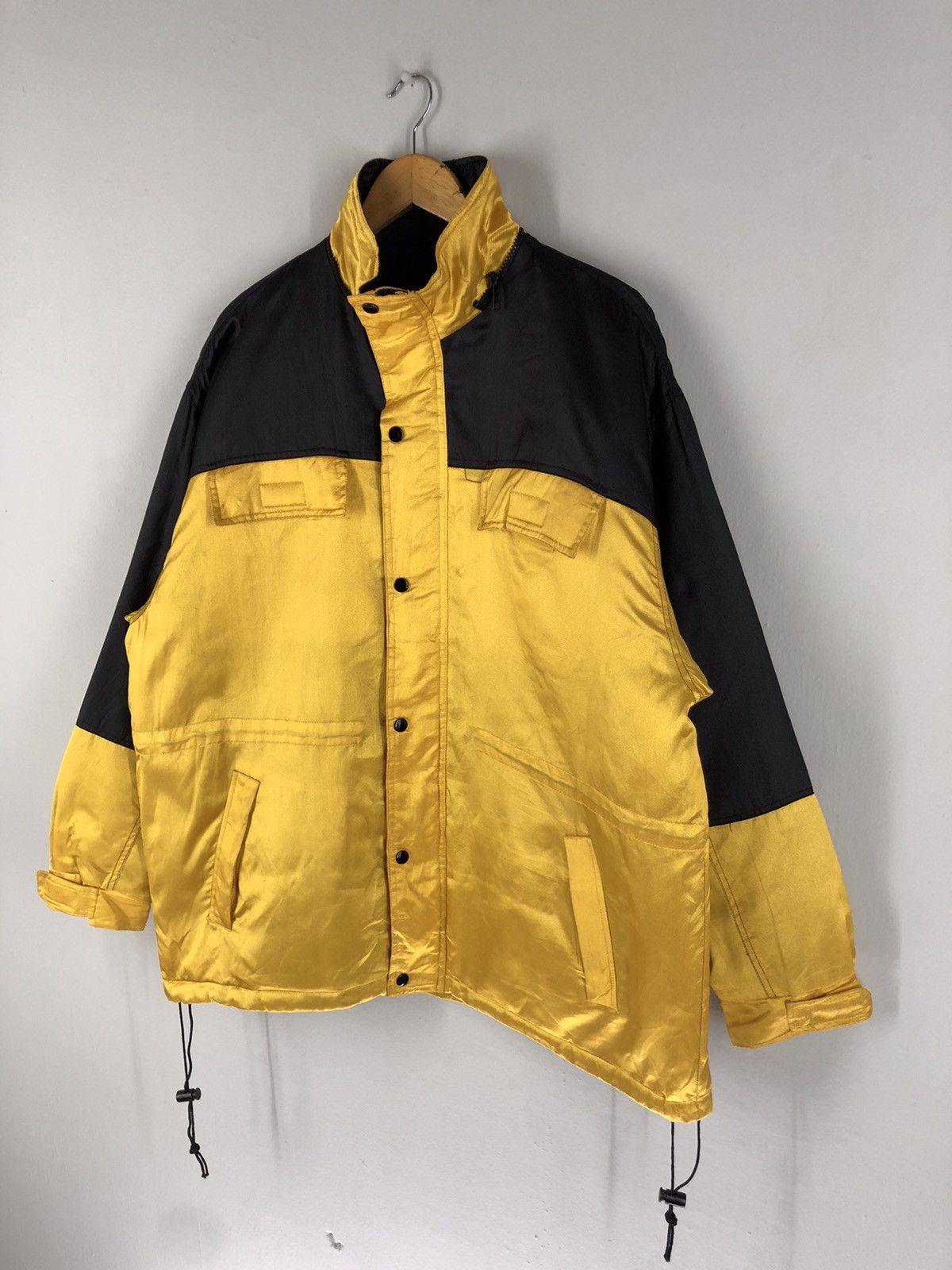 Japanese Brand 🔥BLAVK YELLOW SKI STREET FASHION JACKET Size US L / EU 52-54 / 3 - 2 Thumbnail