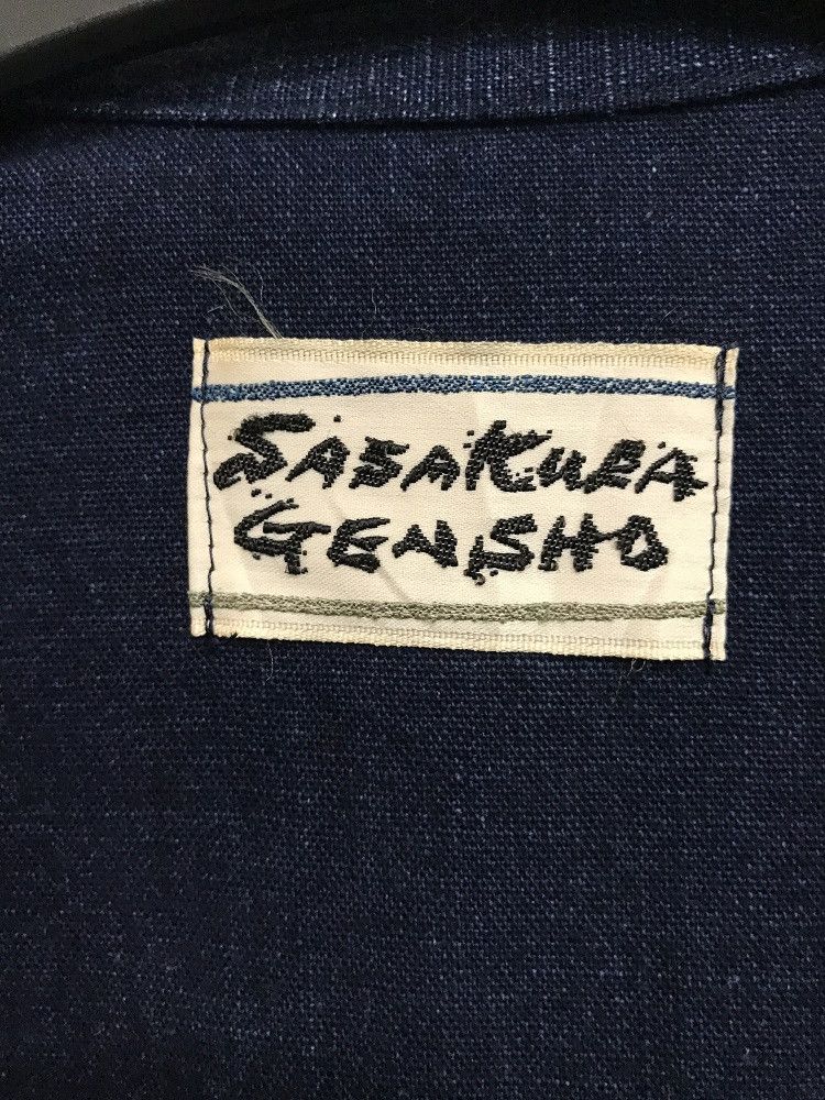 Indigo SASAKURA GENSHO Japan Baggy Tunic Style Indigo Denim Shirt Size US L / EU 52-54 / 3 - 11 Thumbnail