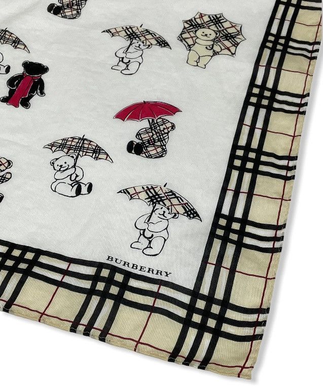 Burberry RARE! BURBERRY Bear Nova Check Neckerchief Handkerchief Size ONE SIZE - 4 Thumbnail