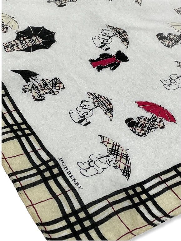 Burberry RARE! BURBERRY Bear Nova Check Neckerchief Handkerchief Size ONE SIZE - 2 Thumbnail