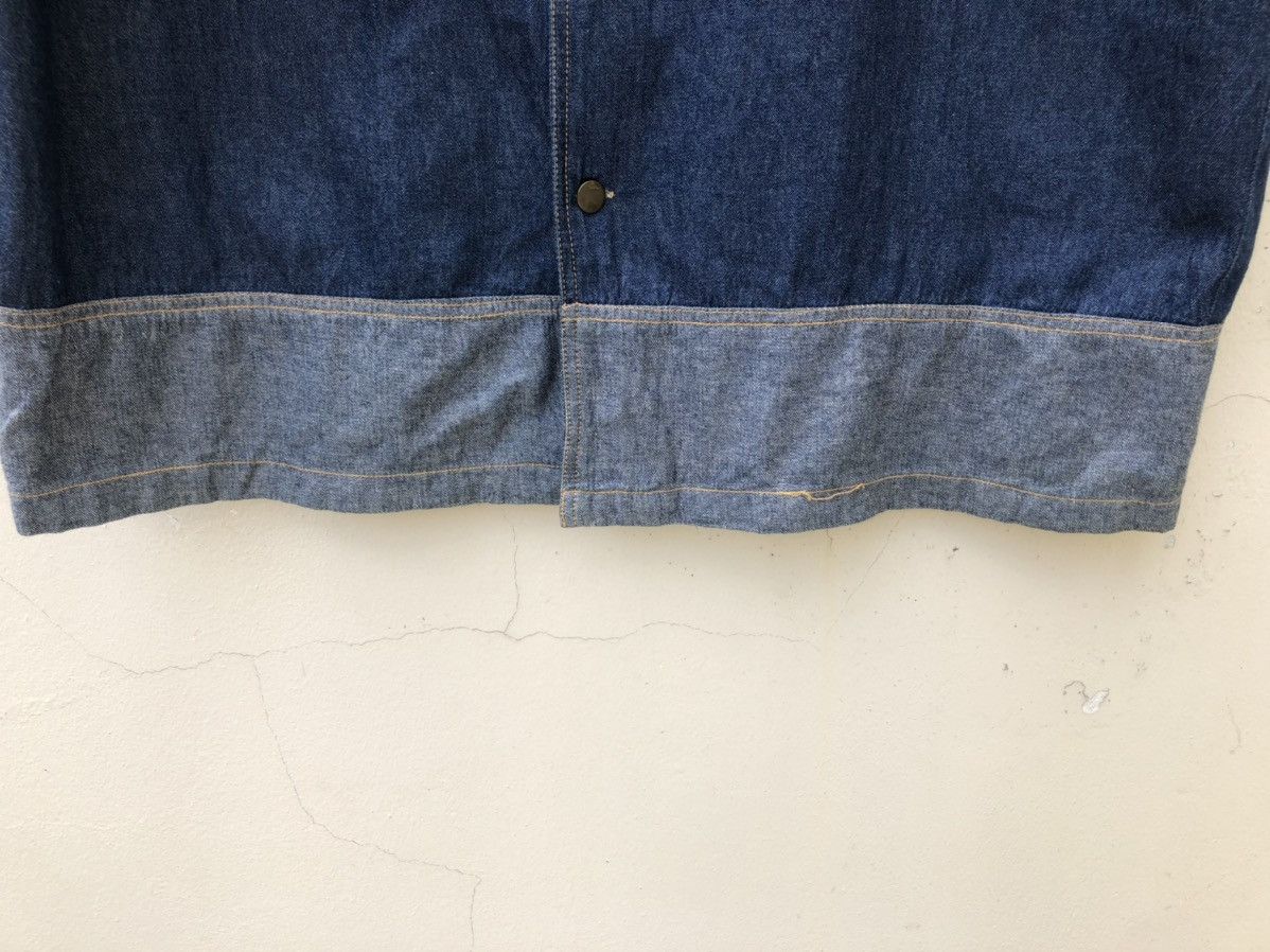 Kansai Yamamoto Vintage Kansai Man Embroidery Denim Shirt Size US L / EU 52-54 / 3 - 12 Thumbnail