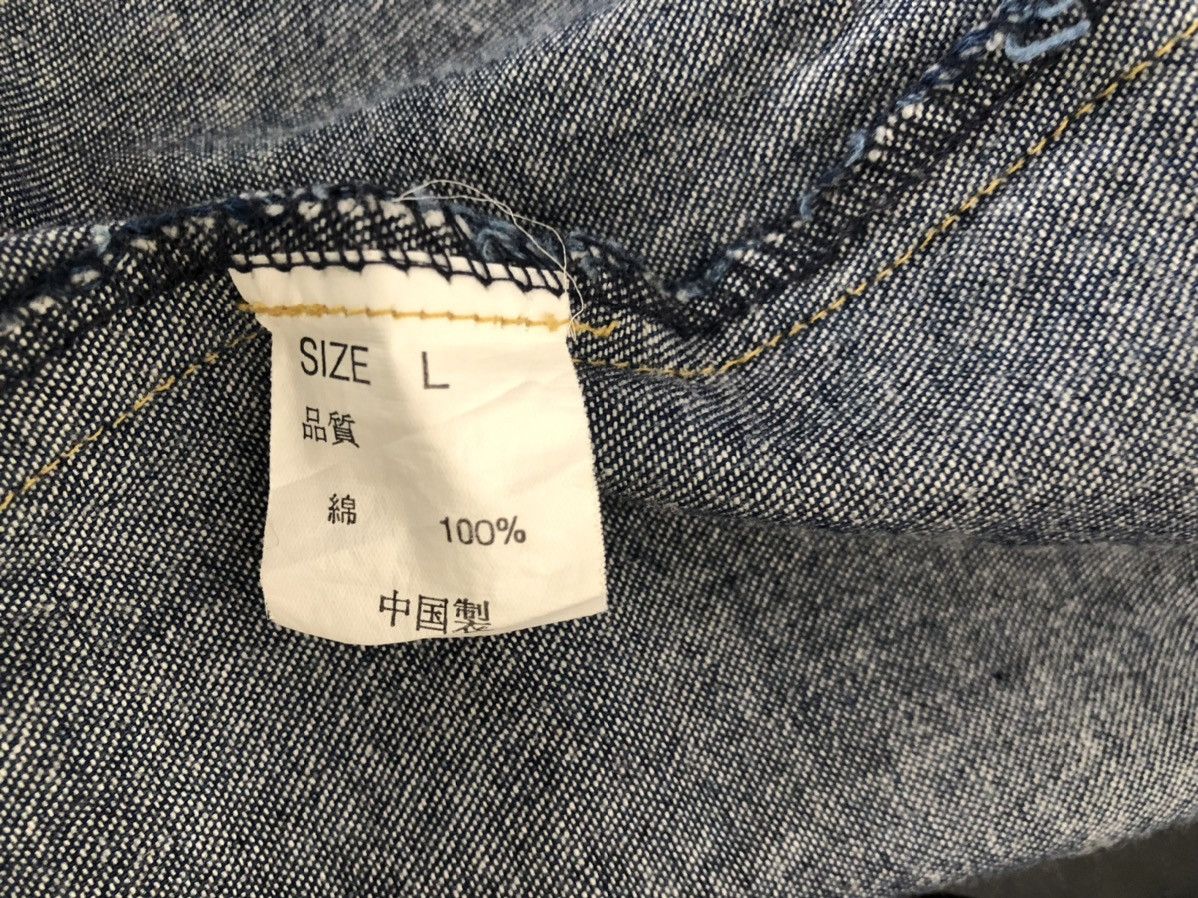 Kansai Yamamoto Vintage Kansai Man Embroidery Denim Shirt Size US L / EU 52-54 / 3 - 19 Thumbnail