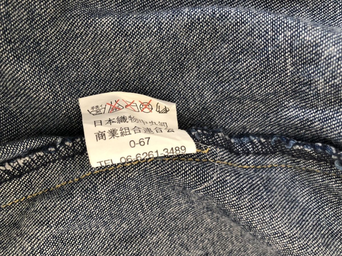 Kansai Yamamoto Vintage Kansai Man Embroidery Denim Shirt Size US L / EU 52-54 / 3 - 20 Thumbnail