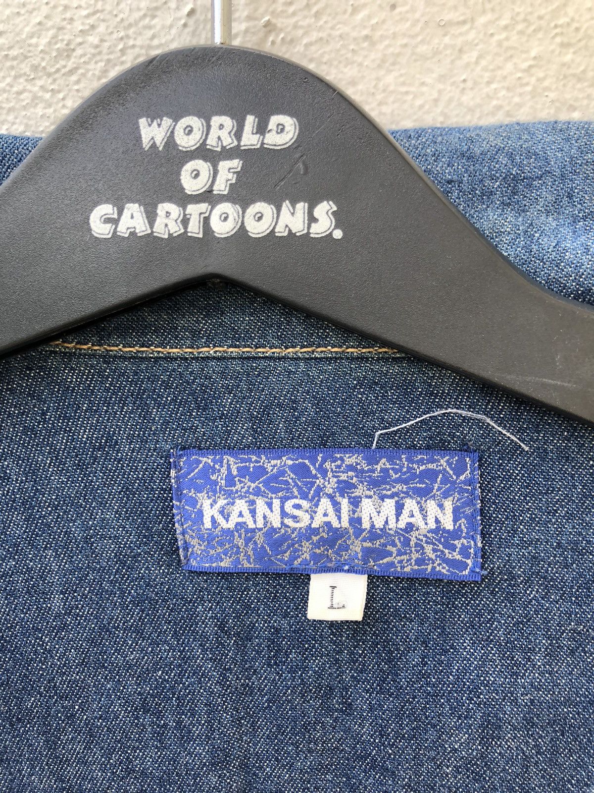 Kansai Yamamoto Vintage Kansai Man Embroidery Denim Shirt Size US L / EU 52-54 / 3 - 18 Thumbnail