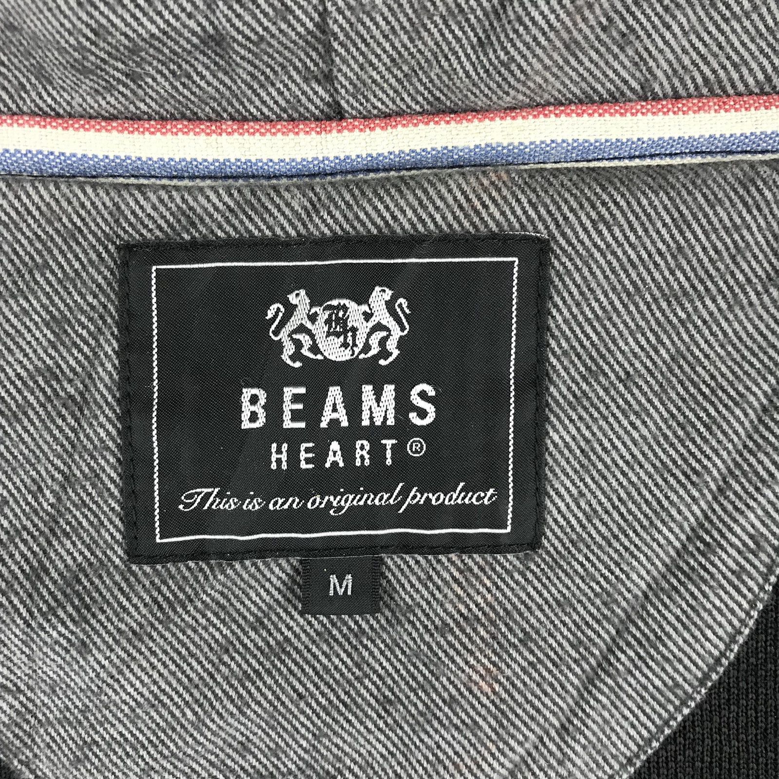 Beams Plus × Japanese Brand Beams Heart Navy Blue Zip Up Size US M / EU 48-50 / 2 - 8 Thumbnail