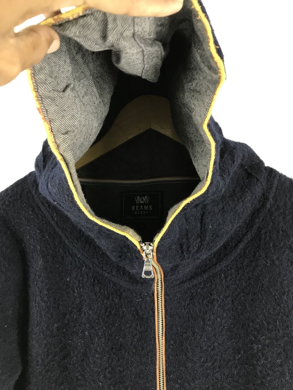 Beams Plus × Japanese Brand Beams Heart Navy Blue Zip Up Size US M / EU 48-50 / 2 - 7 Thumbnail