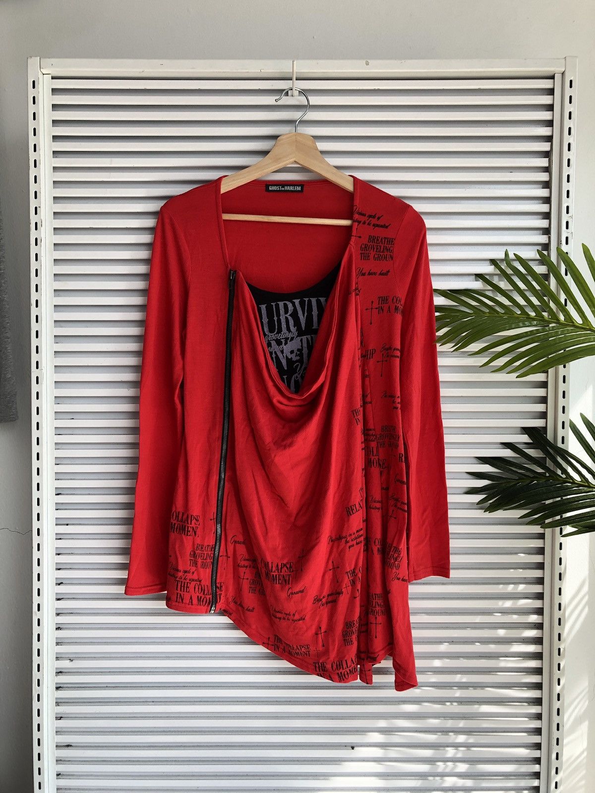 14th Addiction Ghost of Harlem Punk Seditionaries Zipper Sweater Size S / US 4 / IT 40 - 1 Thumbnail