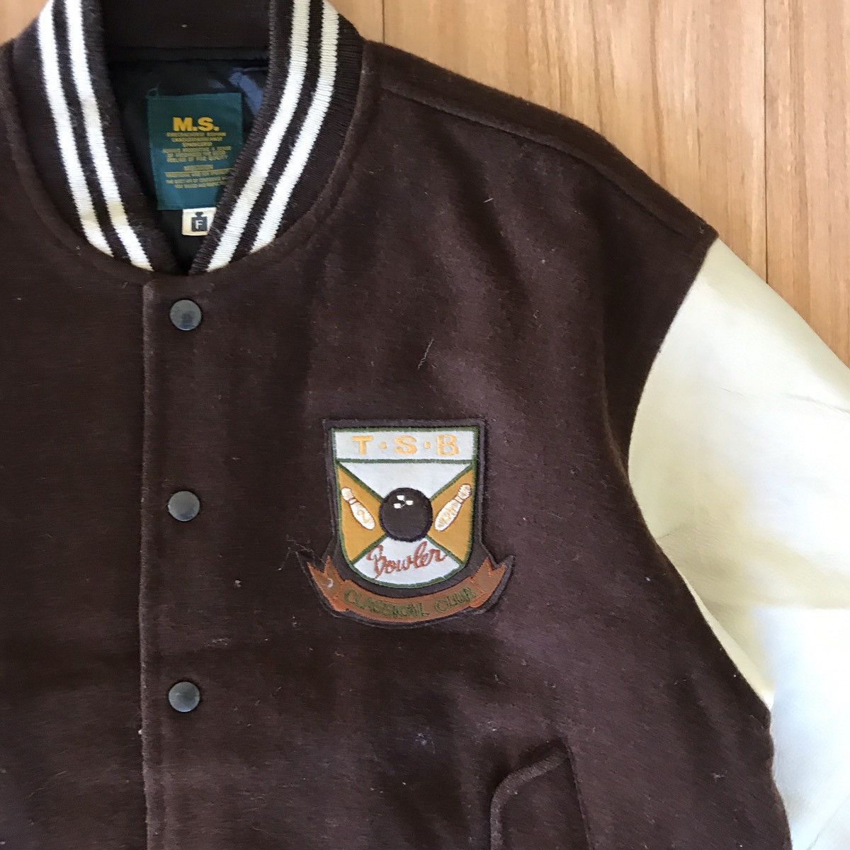 Japanese Brand 🔥TSB LEAGUE GAME VARSITY BOMBER JACKET Size US M / EU 48-50 / 2 - 9 Thumbnail