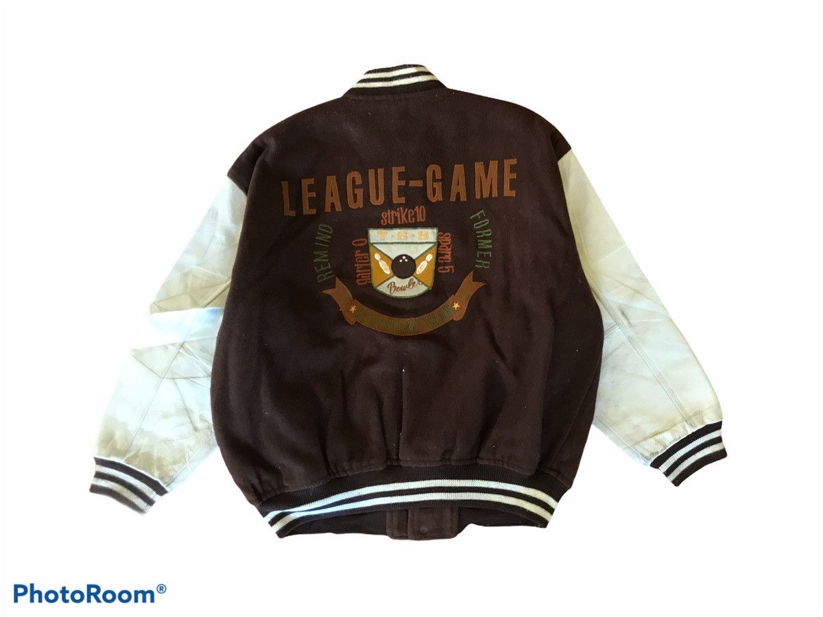 Japanese Brand 🔥TSB LEAGUE GAME VARSITY BOMBER JACKET Size US M / EU 48-50 / 2 - 4 Thumbnail