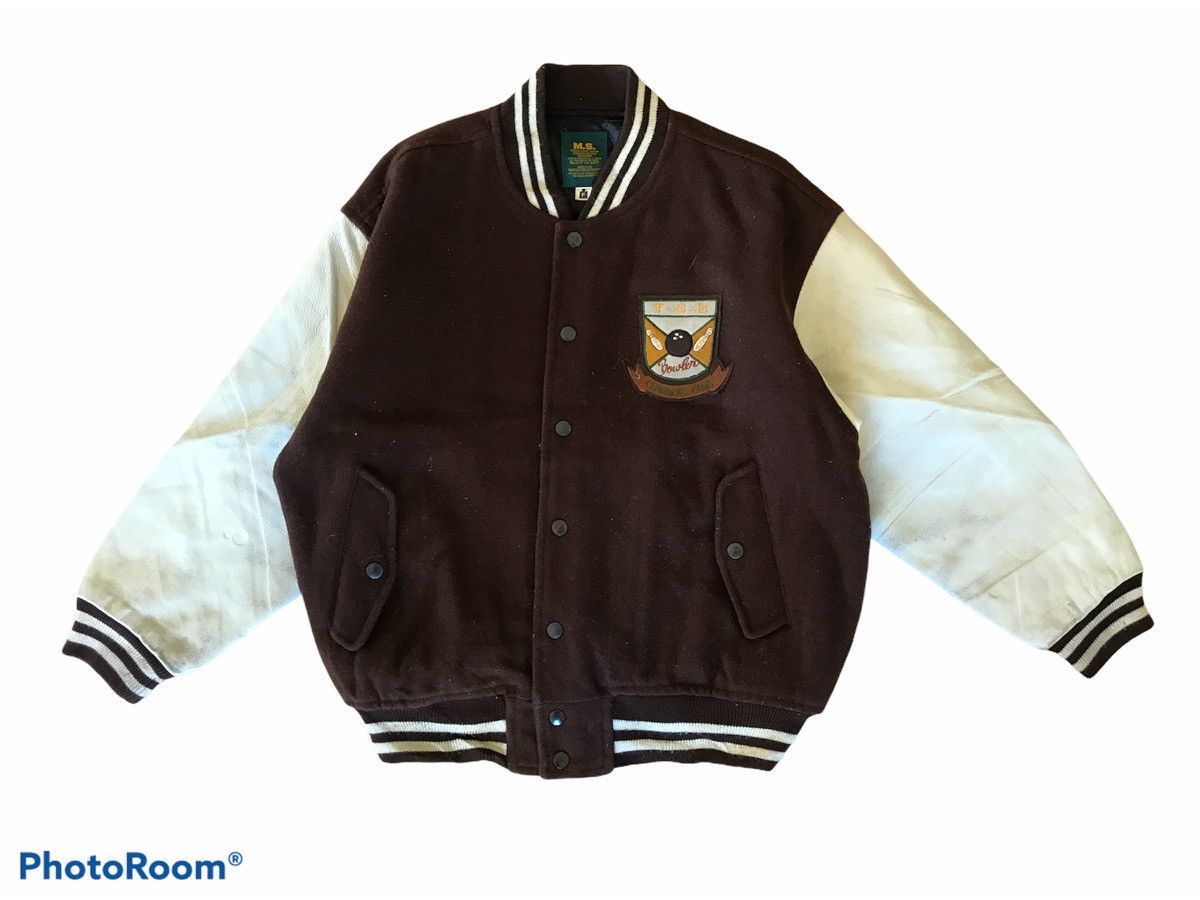 Japanese Brand 🔥TSB LEAGUE GAME VARSITY BOMBER JACKET Size US M / EU 48-50 / 2 - 3 Thumbnail