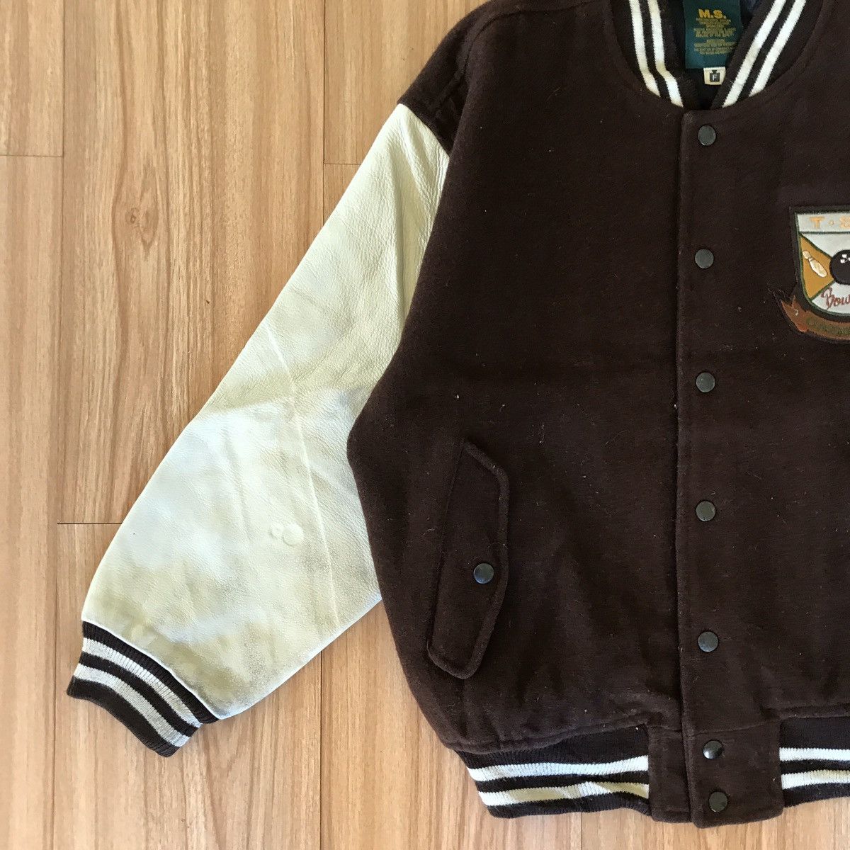 Japanese Brand 🔥TSB LEAGUE GAME VARSITY BOMBER JACKET Size US M / EU 48-50 / 2 - 7 Thumbnail