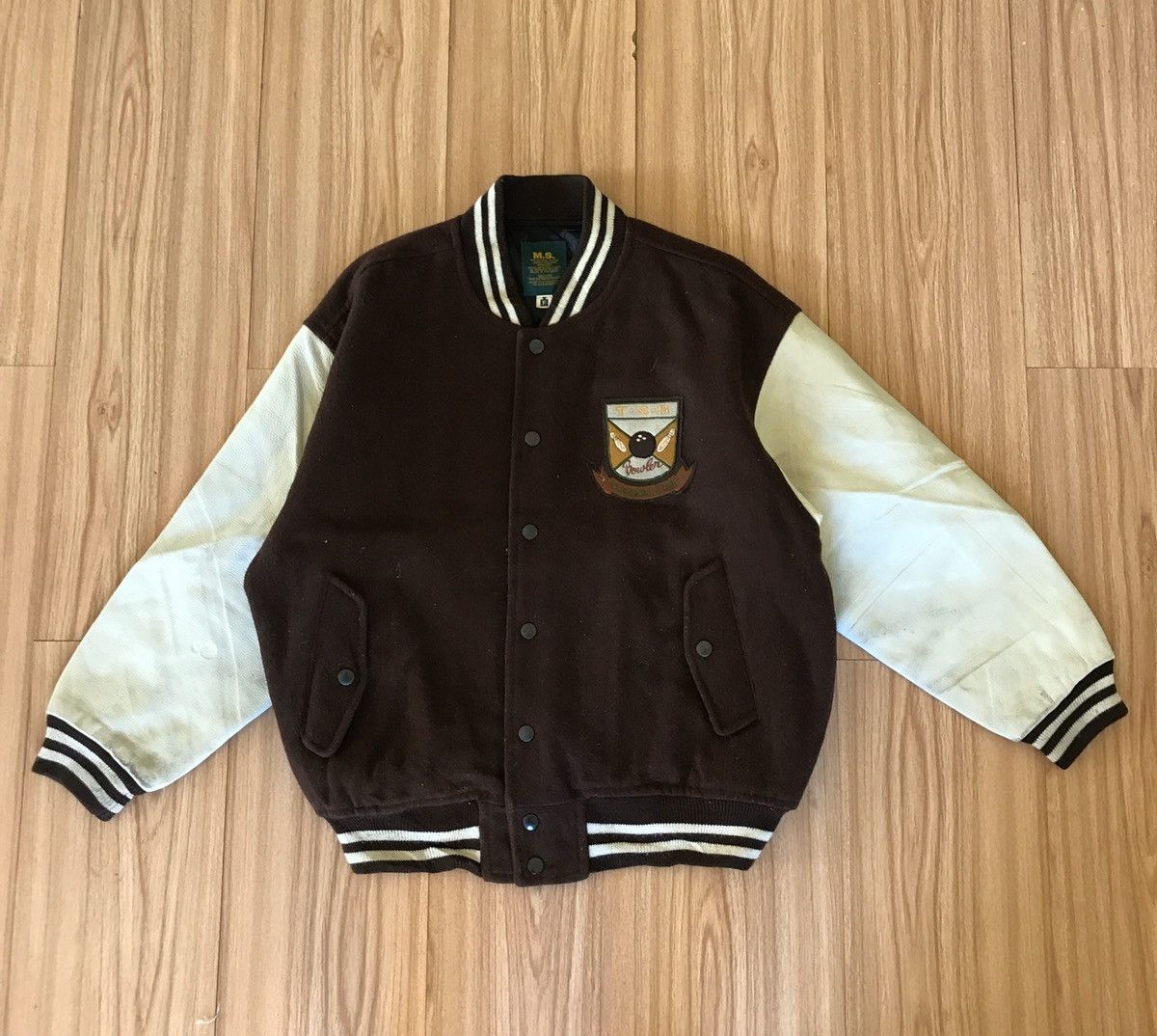 Japanese Brand 🔥TSB LEAGUE GAME VARSITY BOMBER JACKET Size US M / EU 48-50 / 2 - 5 Thumbnail