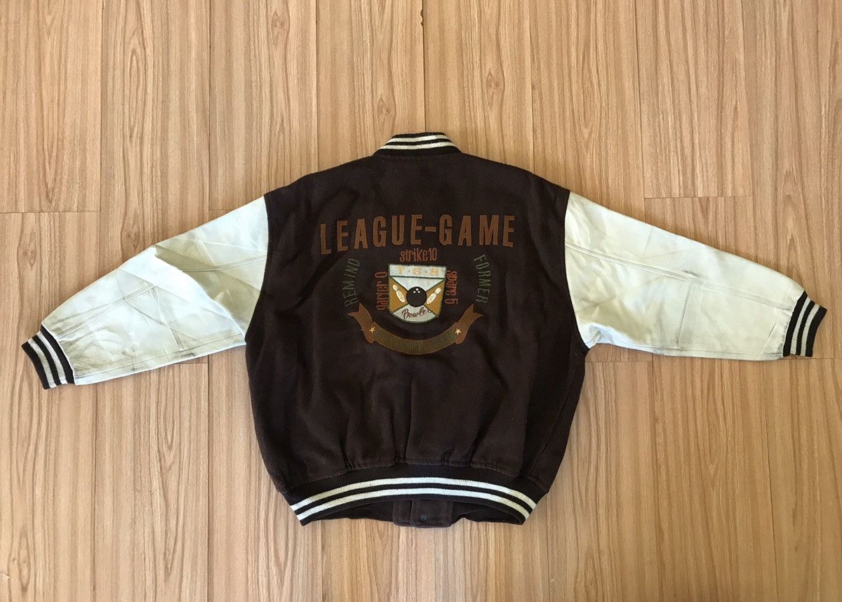 Japanese Brand 🔥TSB LEAGUE GAME VARSITY BOMBER JACKET Size US M / EU 48-50 / 2 - 11 Thumbnail