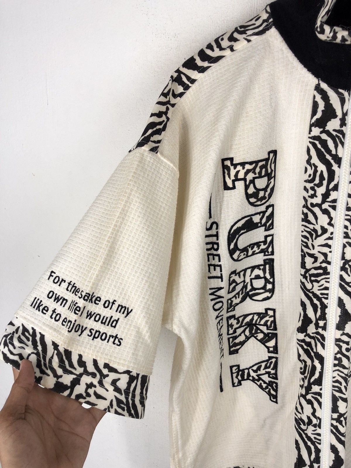 Japanese Brand PURKY STREET MOVEMENT EMBROIDERY BIG LOGO Size US L / EU 52-54 / 3 - 6 Thumbnail