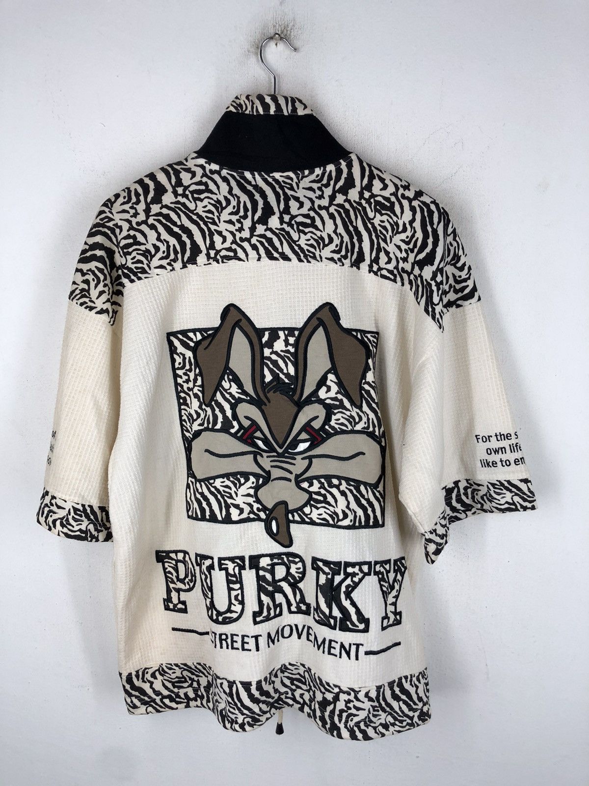 Japanese Brand PURKY STREET MOVEMENT EMBROIDERY BIG LOGO Size US L / EU 52-54 / 3 - 1 Thumbnail