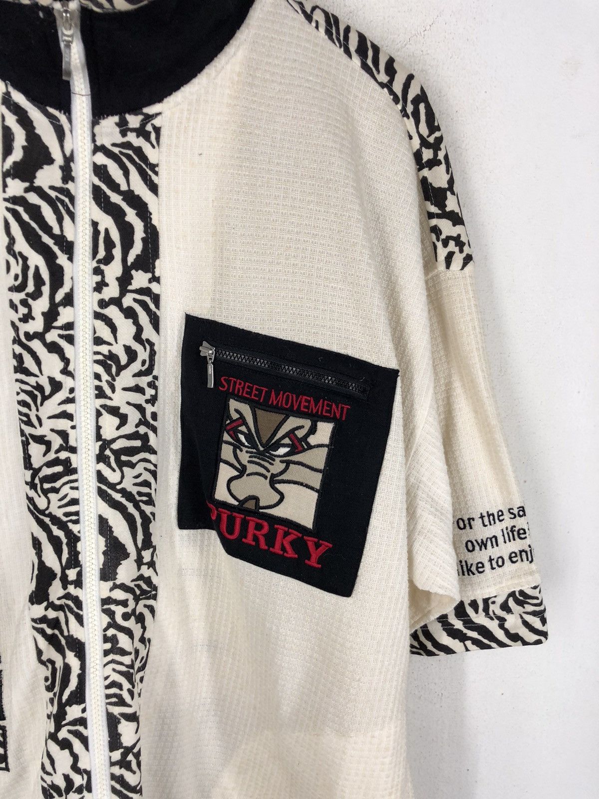 Japanese Brand PURKY STREET MOVEMENT EMBROIDERY BIG LOGO Size US L / EU 52-54 / 3 - 7 Thumbnail