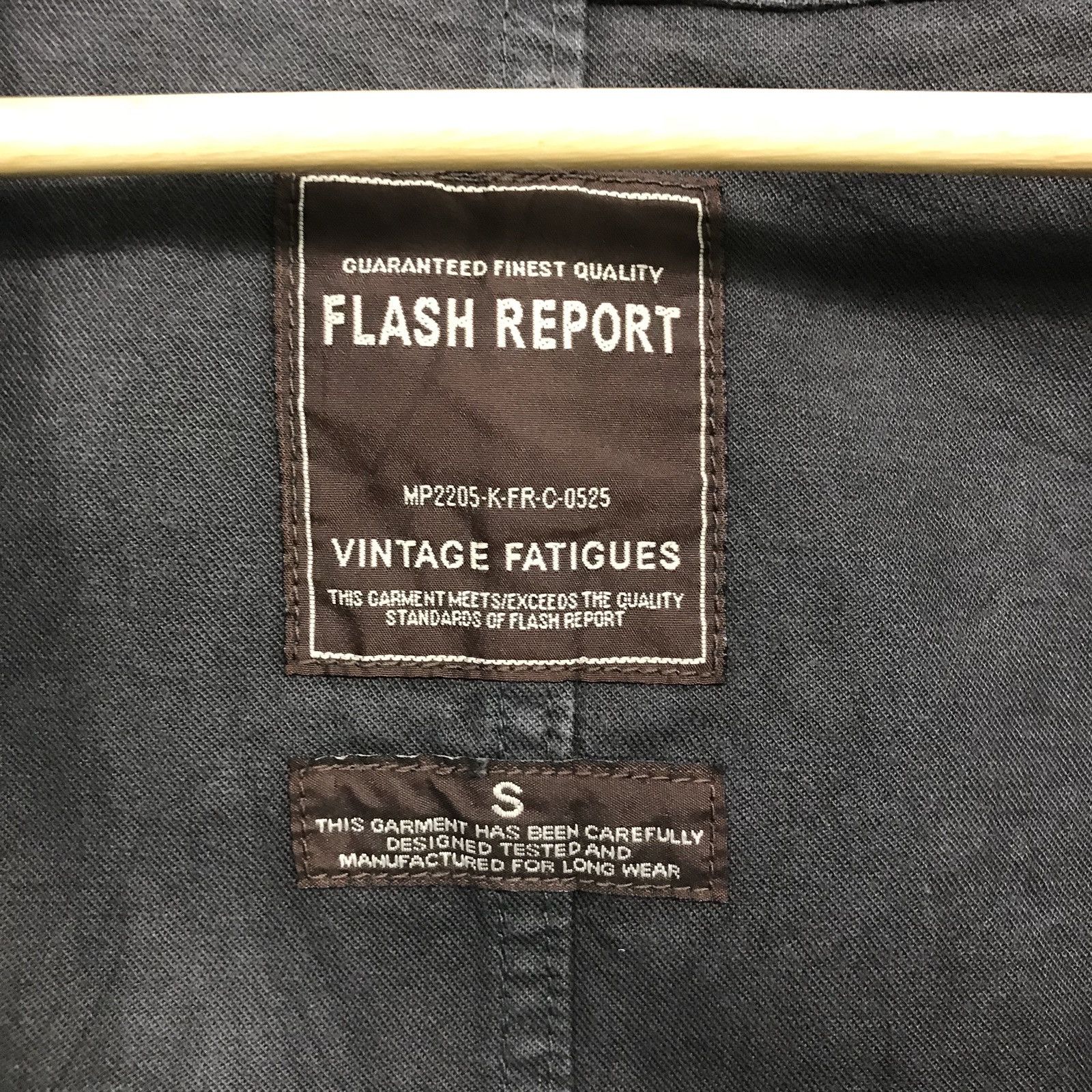 Japanese Brand Flash Report Vintage Fatigues Military Padded Jacket Size US S / EU 44-46 / 1 - 11 Thumbnail