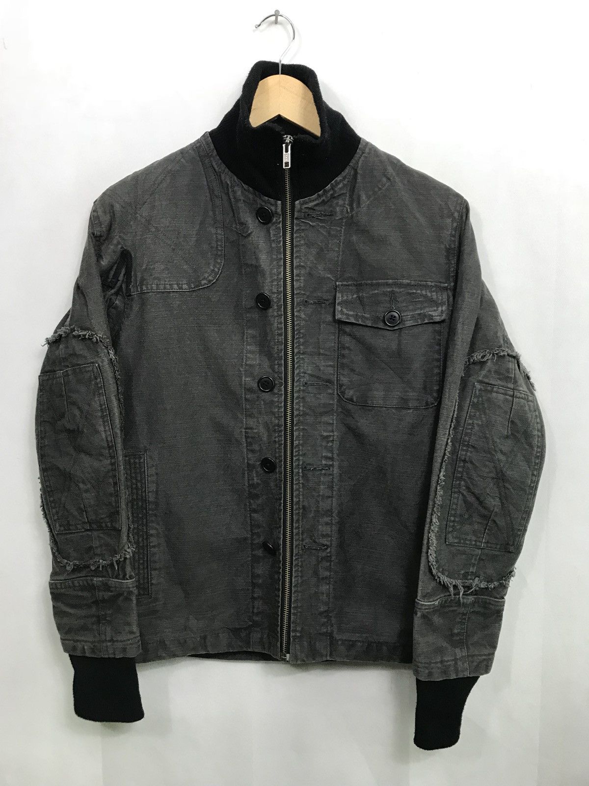 Japanese Brand Flash Report Vintage Fatigues Military Padded Jacket Size US S / EU 44-46 / 1 - 1 Thumbnail