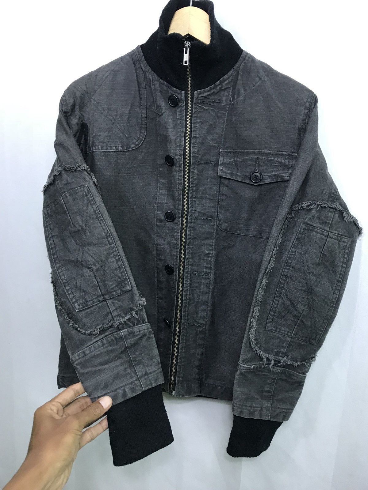 Japanese Brand Flash Report Vintage Fatigues Military Padded Jacket Size US S / EU 44-46 / 1 - 6 Thumbnail