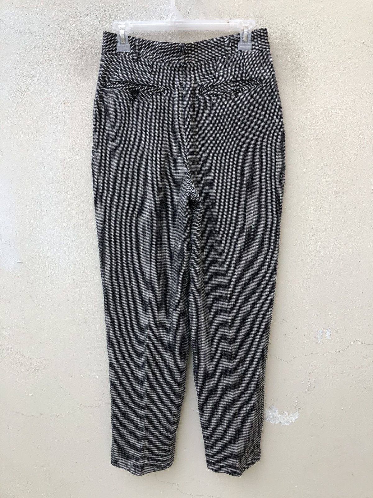 Comme des Garcons Homme Vintage 90s CDGH 100% Linen Psychedelic Trouser Pant Size US 28 / EU 44 - 16 Thumbnail