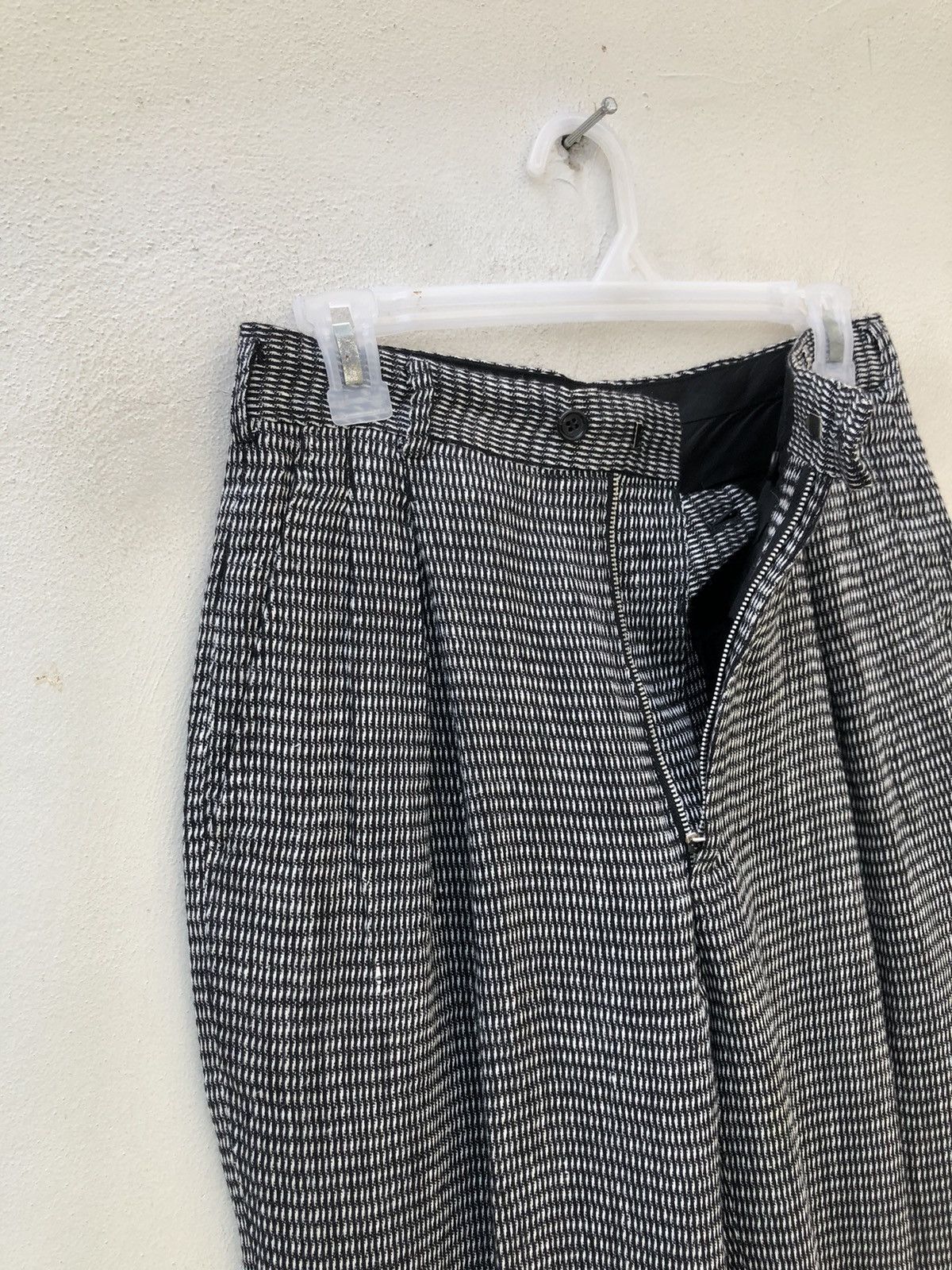 Comme des Garcons Homme Vintage 90s CDGH 100% Linen Psychedelic Trouser Pant Size US 28 / EU 44 - 8 Thumbnail