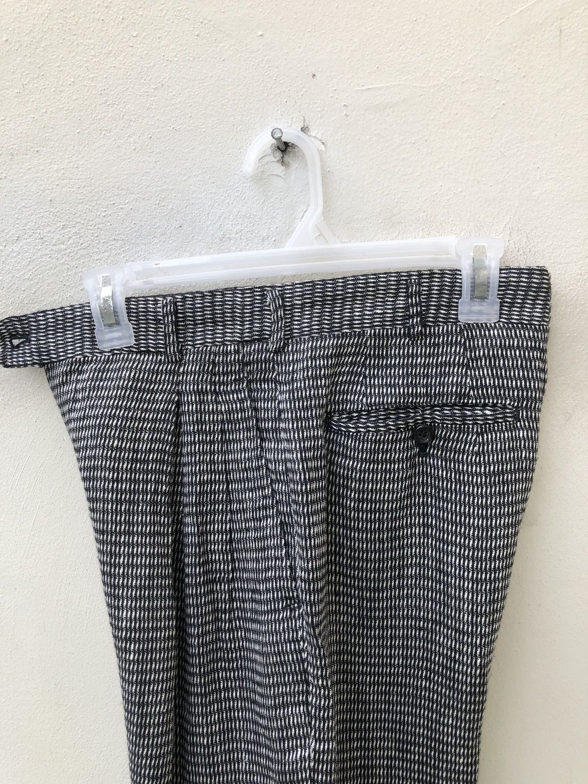 Comme des Garcons Homme Vintage 90s CDGH 100% Linen Psychedelic Trouser Pant Size US 28 / EU 44 - 23 Thumbnail