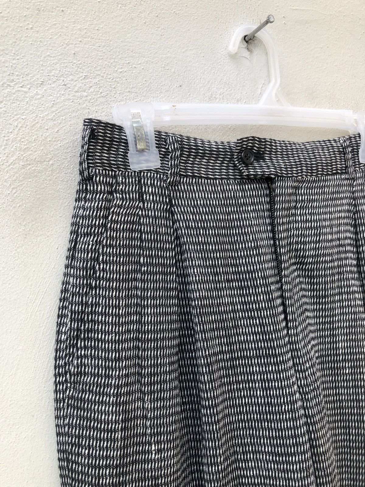 Comme des Garcons Homme Vintage 90s CDGH 100% Linen Psychedelic Trouser Pant Size US 28 / EU 44 - 7 Thumbnail