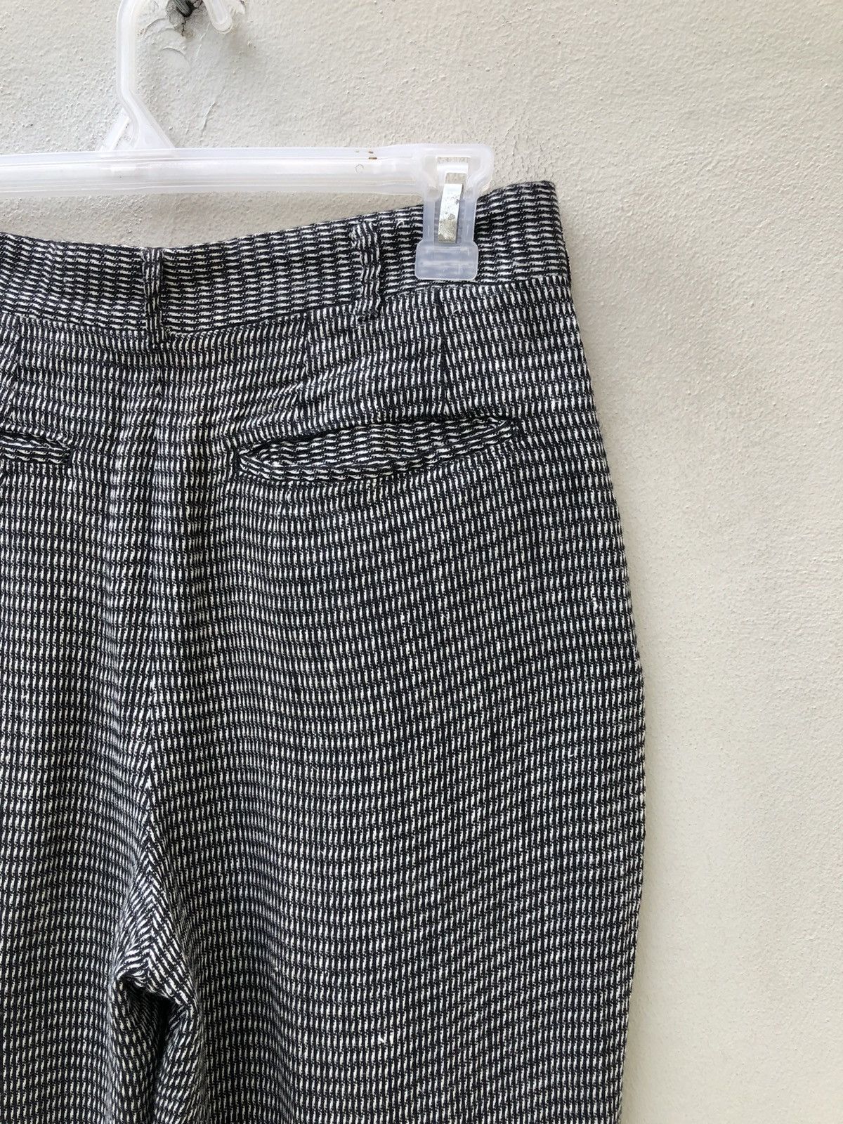 Comme des Garcons Homme Vintage 90s CDGH 100% Linen Psychedelic Trouser Pant Size US 28 / EU 44 - 19 Thumbnail