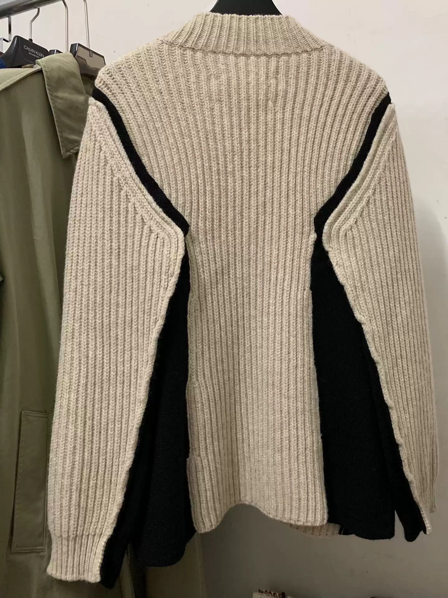 Maison Margiela AW19 SHOW PURE WOOL PATCHWORK SWEATER JACKET Size XS / US 0-2 / IT 36-38 - 2 Thumbnail
