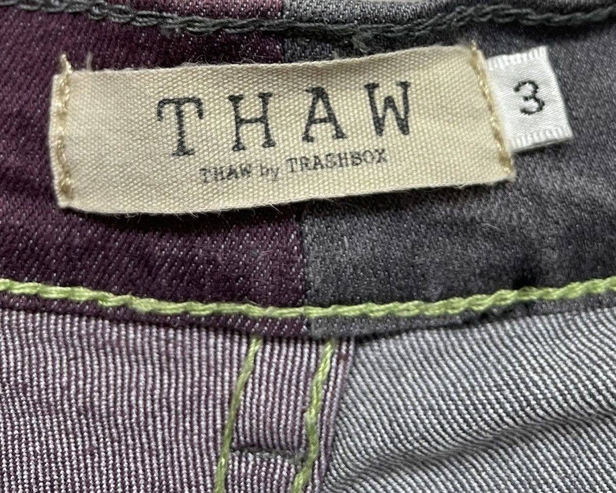 Japanese Brand × Vintage FIRE! TRASHBOX Punk Hybrid Split 2 Tone Number (N)ine Style Size US 31 - 3 Thumbnail