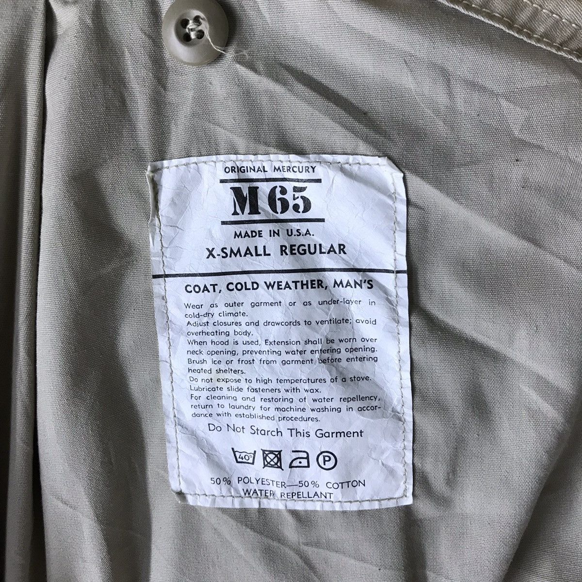 Other M 65 Field Coat,Cold Weather man' origanal mercury Size US S / EU 44-46 / 1 - 9 Thumbnail