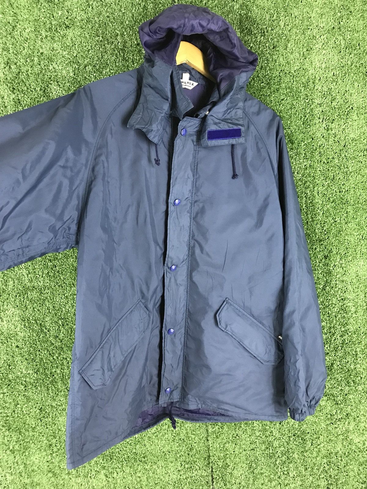 Goretex × Japanese Brand × Vintage 🔥💢 Vintage Goretex Hooded Light Jacket Size US L / EU 52-54 / 3 - 6 Thumbnail