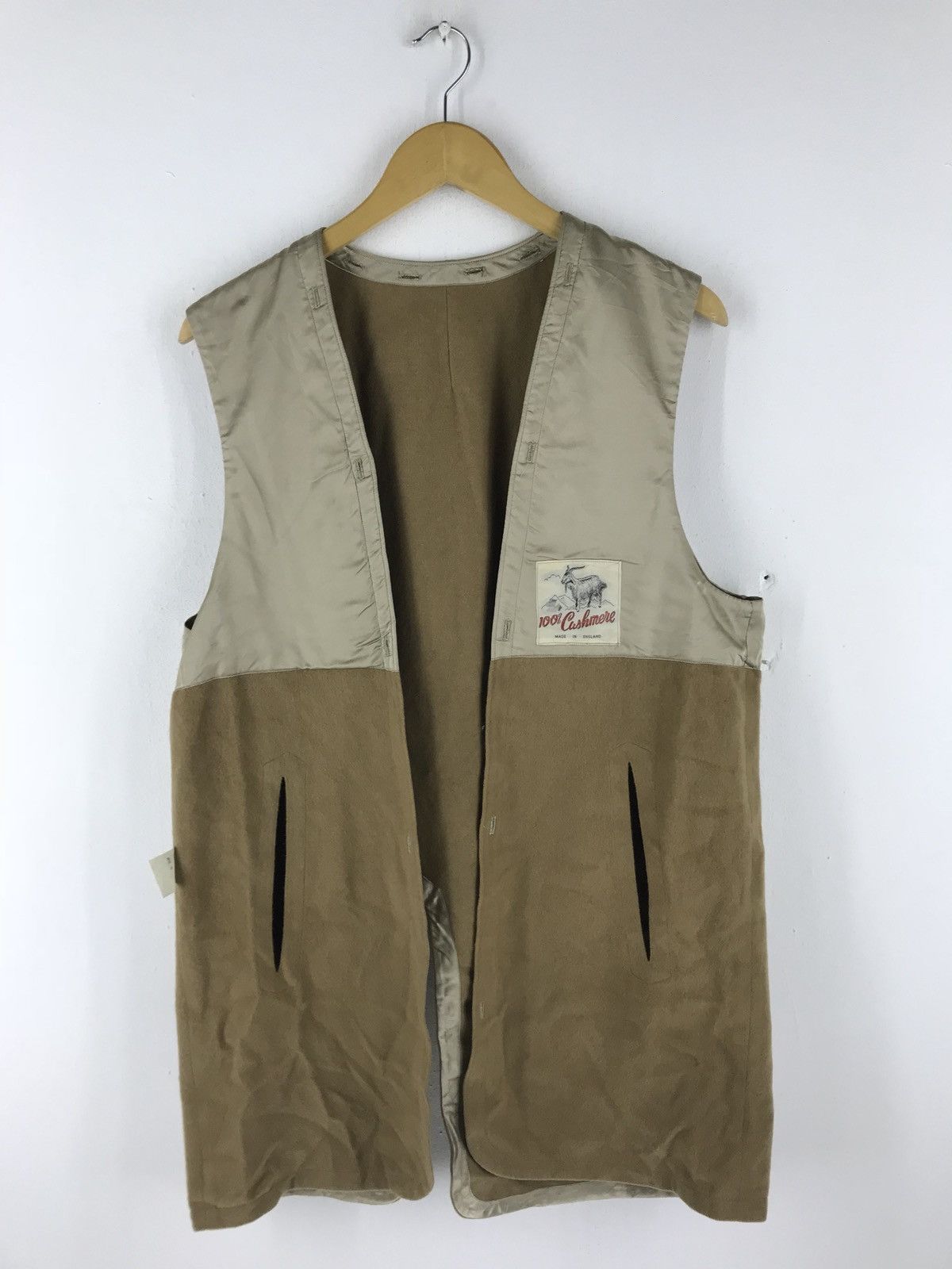 Autumn Cashmere Brown 100% Cashmere Lining Made In England Size US M / EU 48-50 / 2 - 1 Thumbnail