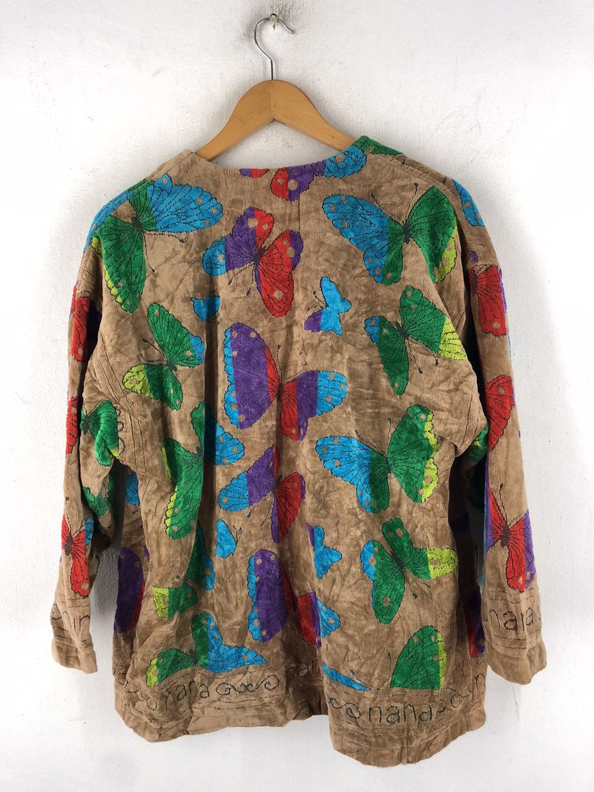 Designer × Japanese Brand 🔥NANA YOKOHAMA BUTTERFLY OVERPRINT TOWEL FABRIC NICE DESIG Size US M / EU 48-50 / 2 - 2 Thumbnail