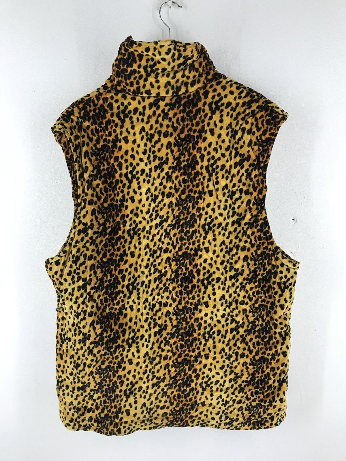 Japanese Brand 🔔 🔥 ❗️FINAL DROP ❗️🔥 💢Leopart Velvet Vest Jacket Size US L / EU 52-54 / 3 - 5 Thumbnail